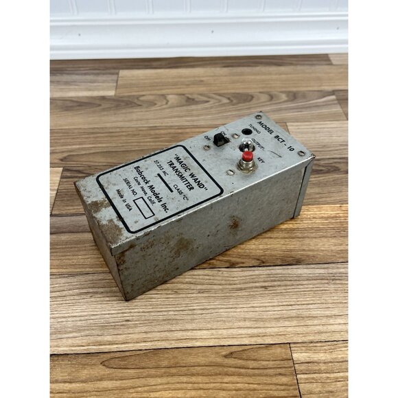 VINTAGE BABCOCK BCT-10 MAGIC WAND 27Mhz 1ch TRANSMITTER R/C MODEL AIRPLANE - Picture 4 of 5